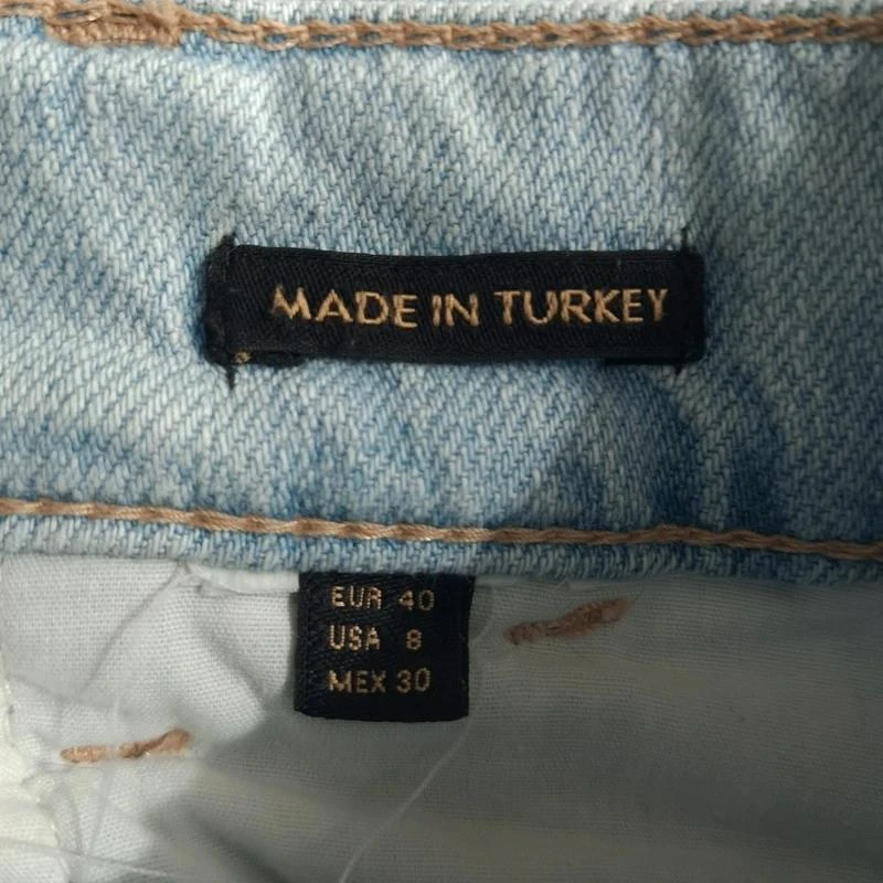 Massimo Dutti Jeans de pernas largas azul céu – photo 2